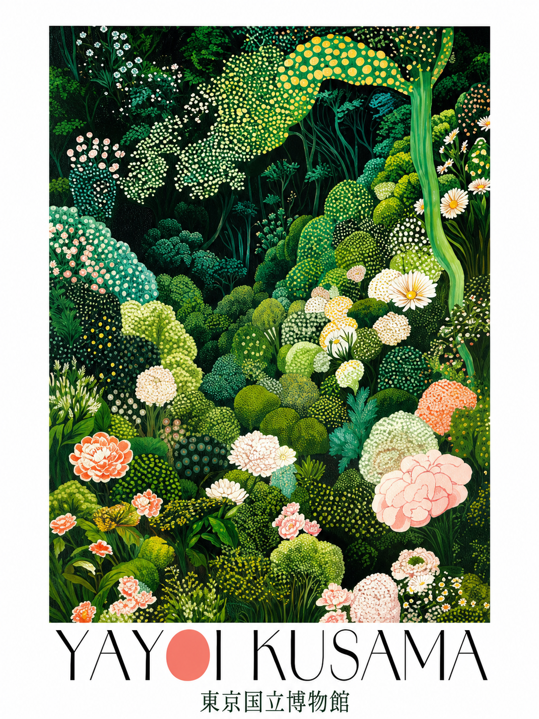 Flores Kusama Verde