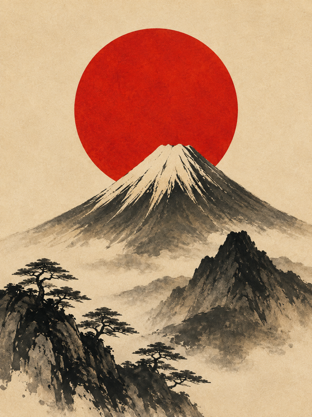 Fuji Nieve Roja