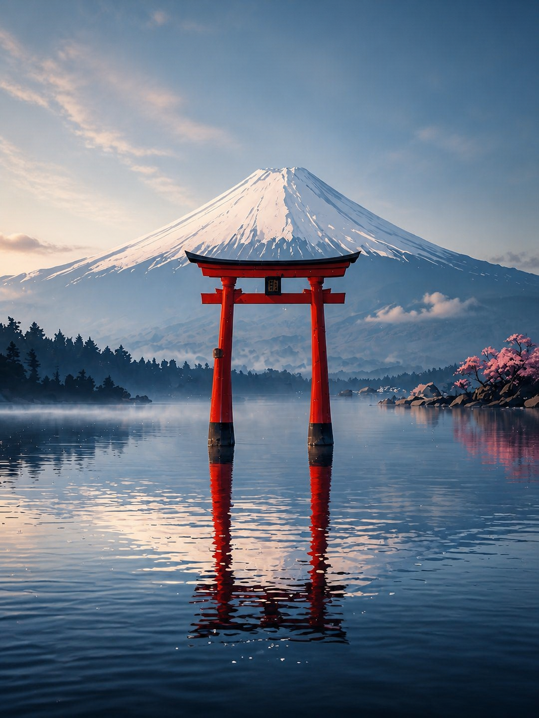 Fuji Torii Lago