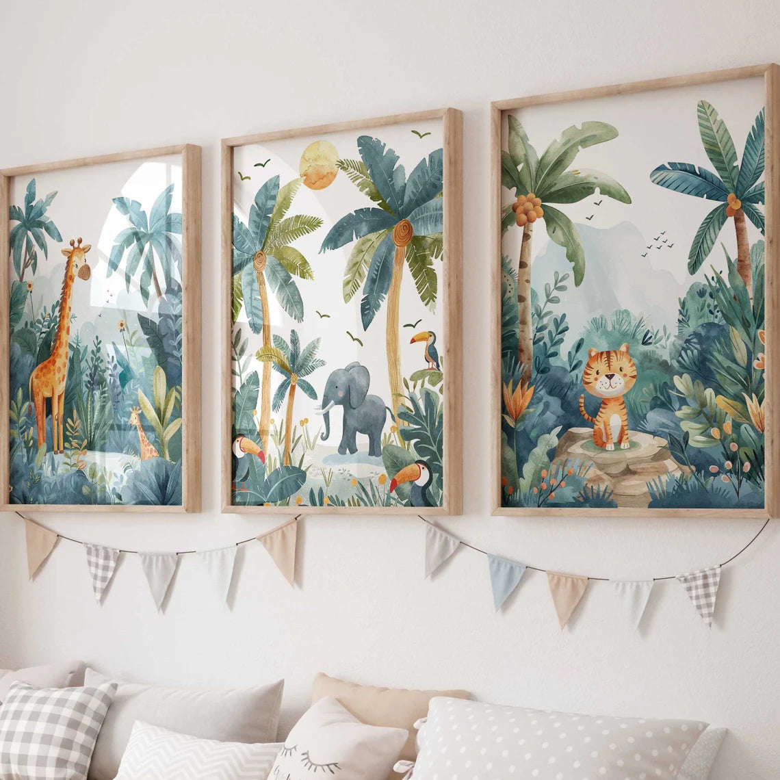 Set de 3 Jungla Tropical