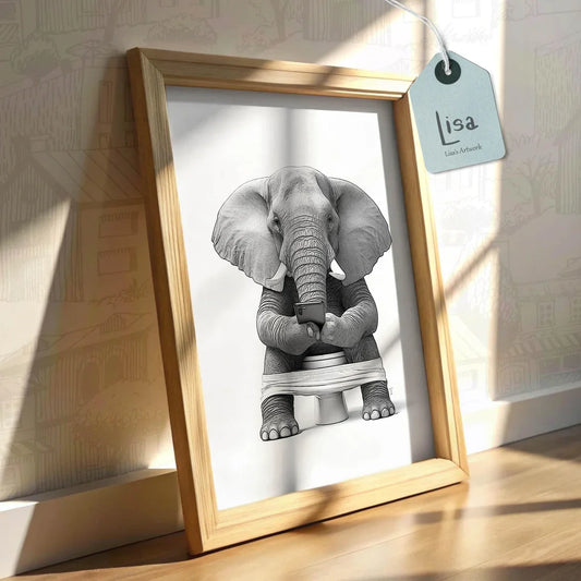 Elefante Baño