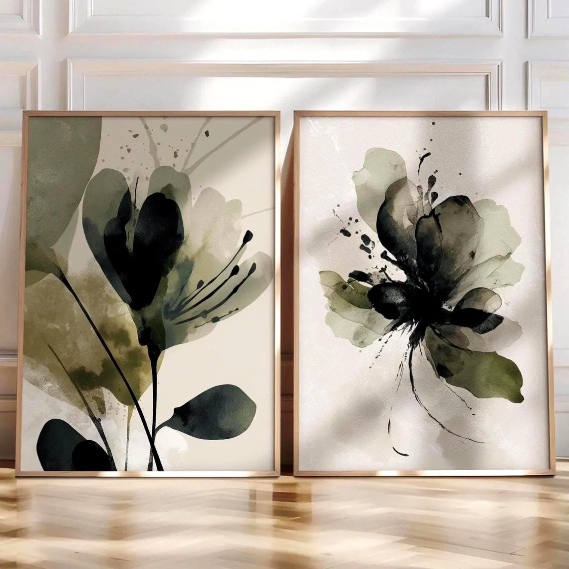 Set de 2 Flores Tinta