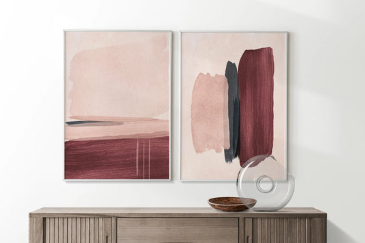 Set de 2 Abstracto #36