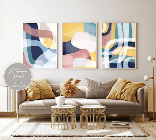 Set de 3 Abstracto #31