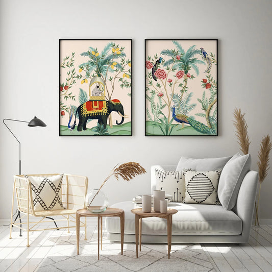 Set de 2 India Tropical