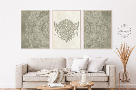 Set de 3 Boho Mandala #3