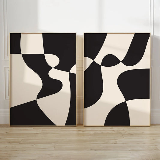 Set de 2 Abstracto #40