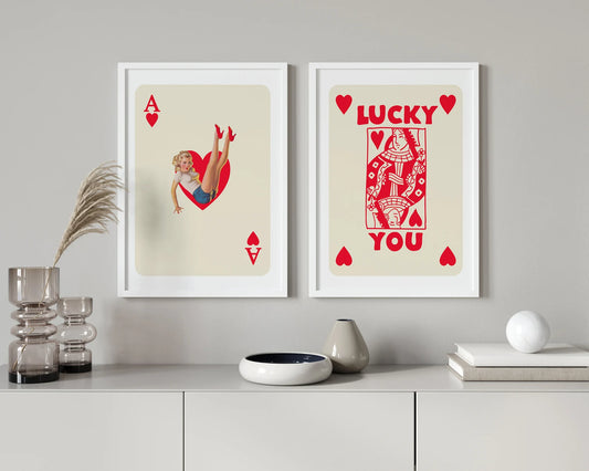 Set de 2 Lucky Rojo