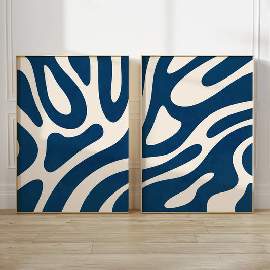 Set de 2 Abstracto #49
