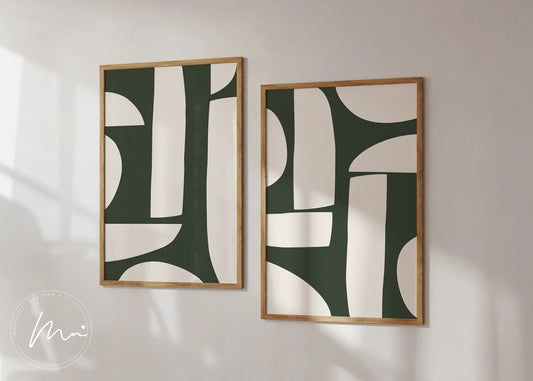 Set de 2 Abstracto #43