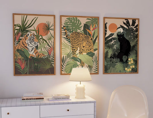 Set de 3 Jungla Y Animales