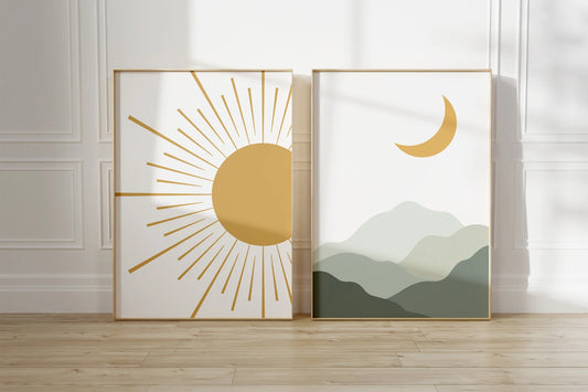 Set de 2 Sol y Luna Infantil #1