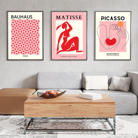 Set de 3 Artistas Rosa #1