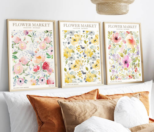 Set de 3 Flower Market