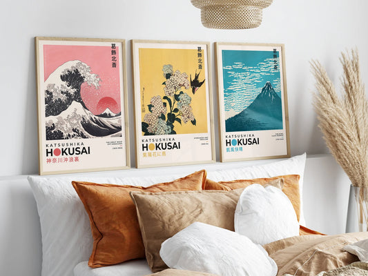 Set de 3 Hokusai