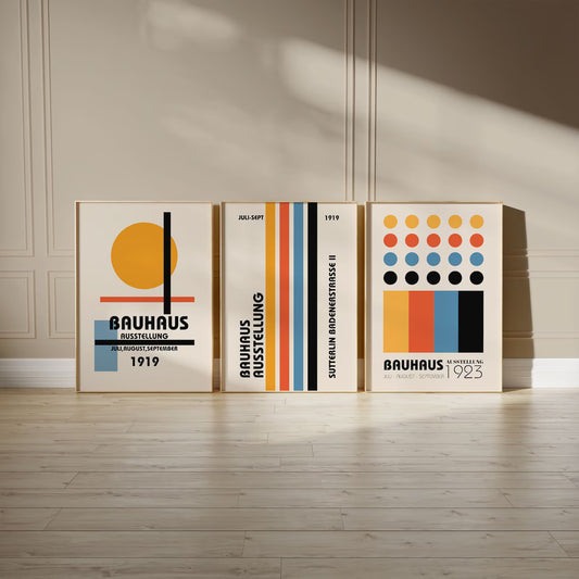 Set de 3 Bauhaus #1