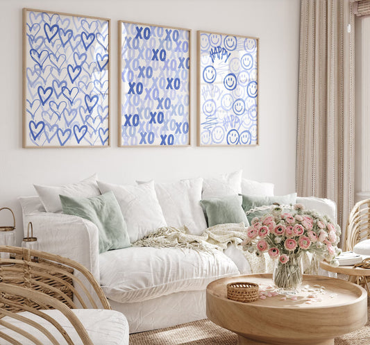 Set de 3 Graffity Azul