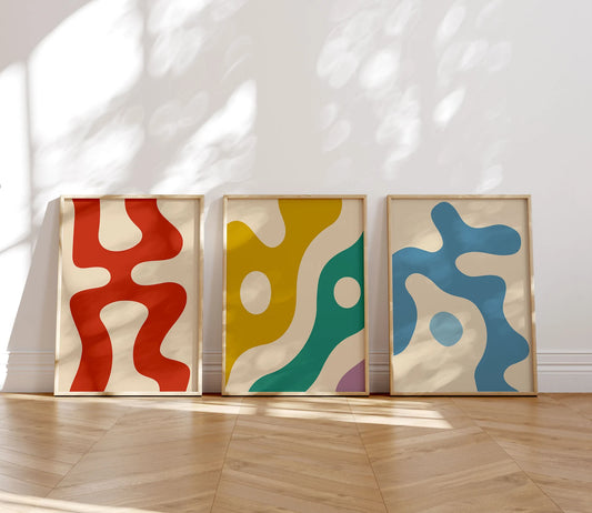 Set de 3 Abstracto #55