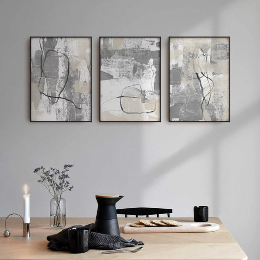 Set de 3 Abstracto #52