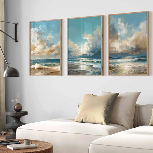Set de 3 Costa y Playa Art