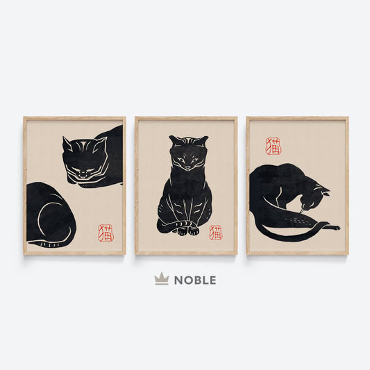 Set de 3 Gatos Japoneses