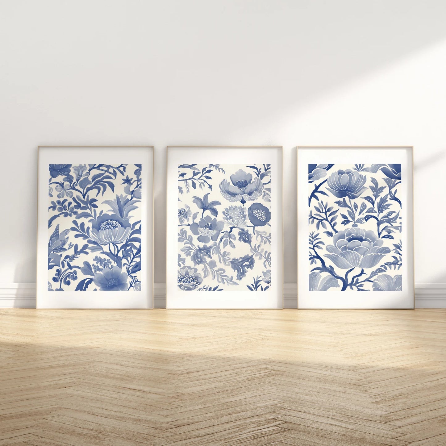 Set de 3 Flores Azules #2