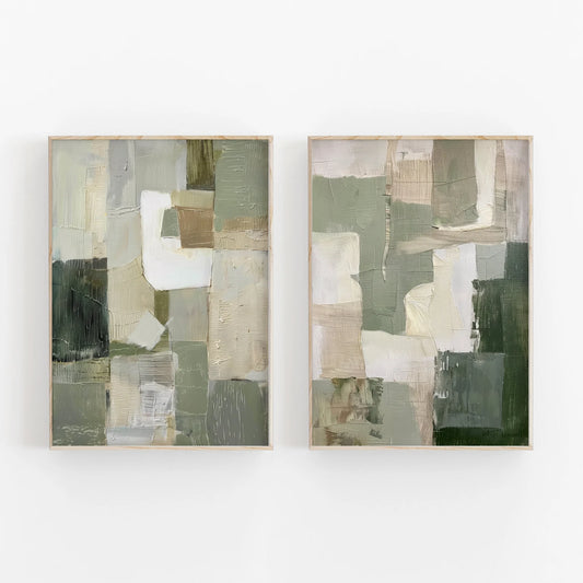 Set de 2 Abstracto #37