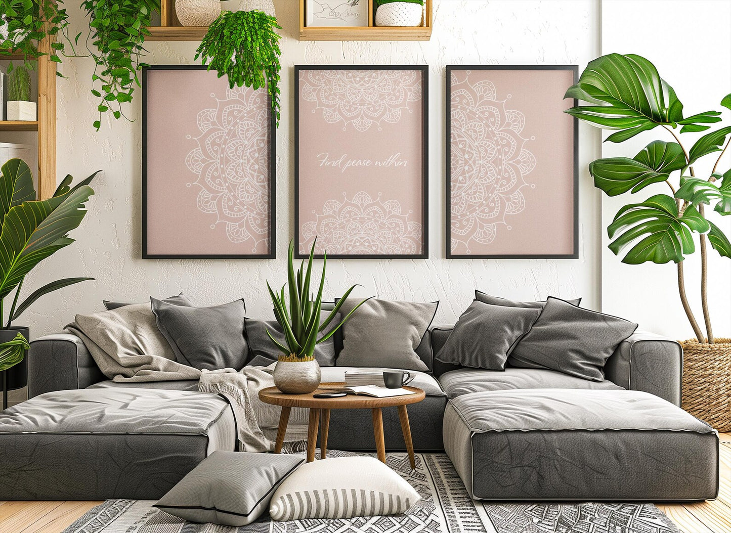 Set de 3 Boho Mandala #4