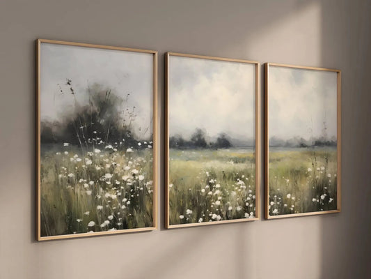 Set de 3 Campo de Flores