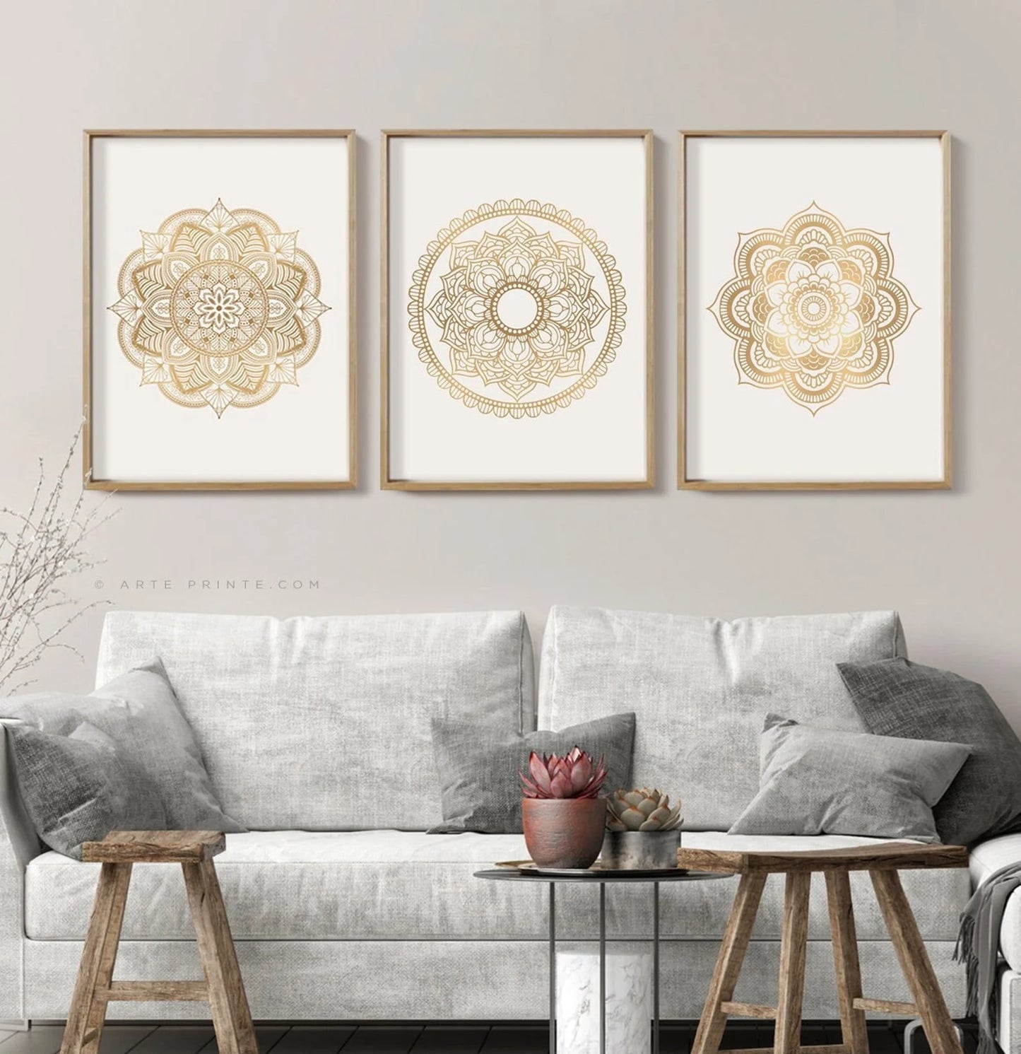 Set de 3 Boho Mandala #2