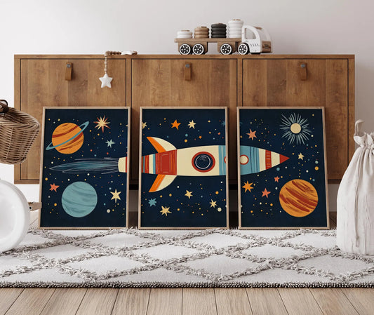 Set de 3 Cohete Infantil