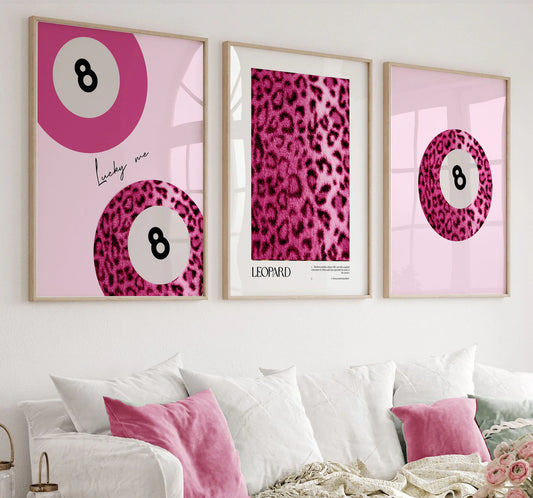 Set de 3 Pink Lucky