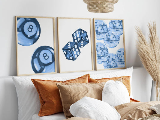 Set de 3 Blue Trendy