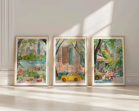 Set de 3 New York Art