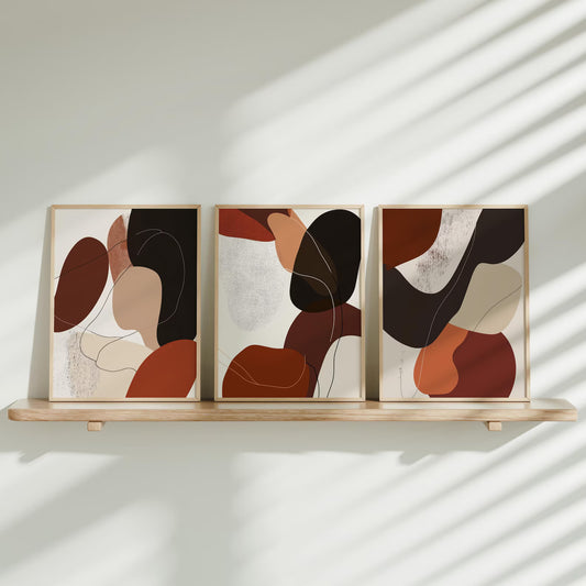 Set de 3 Abstracto #4