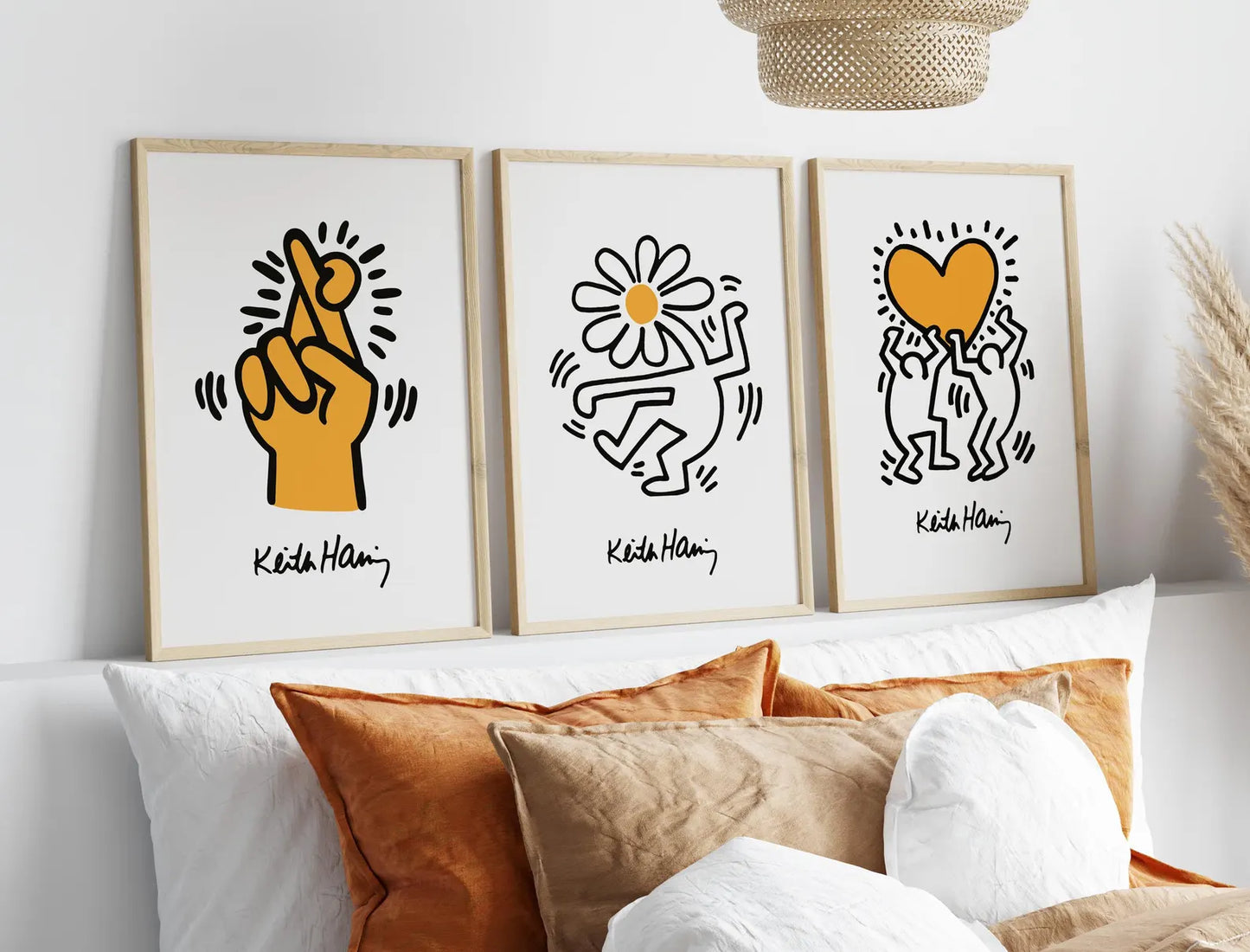 Set de 3 Keith Haring 1