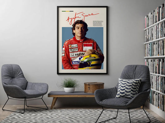Ayrton Senna Poster