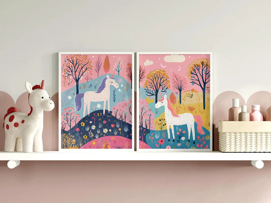 Set de 2 Unicornios Infantil