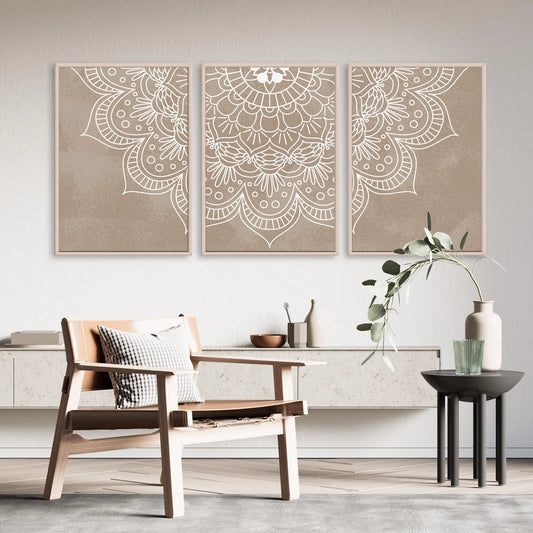 Set de 3 Mandala #1
