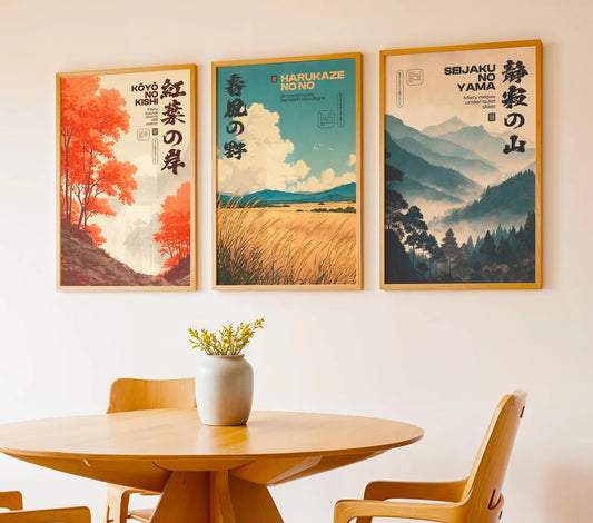 Set de 3 Arte Japonés #3