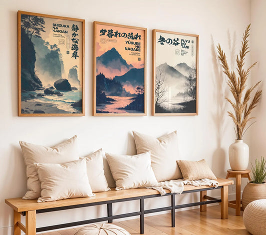 Set de 3 Arte Japonés #2