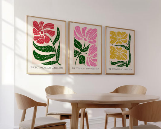 Set de 3 Floral Botánico