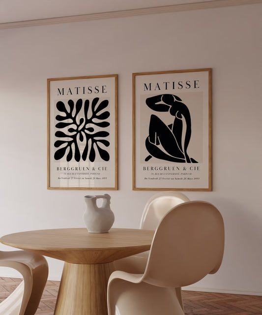 Set de 2 Matisse en Negro