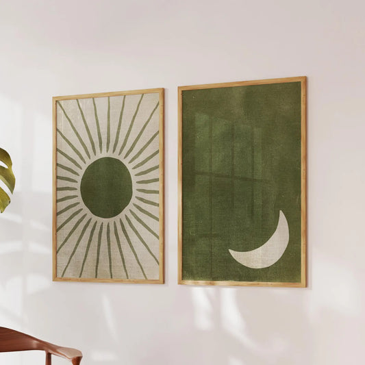Set de 2 Sol y Luna Boho