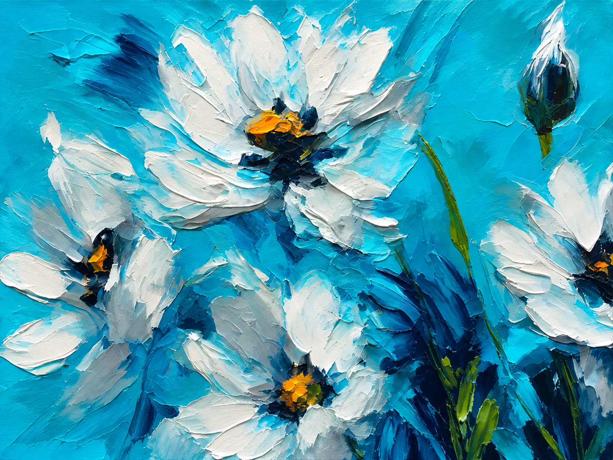 Flores Azules 022