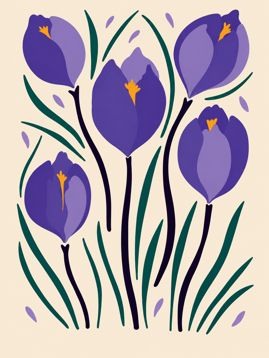 Tulipanes Morados 072