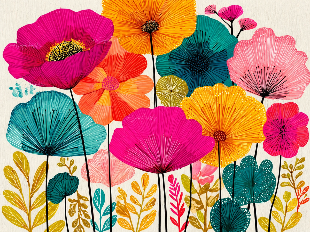 Flores Rosadas 205