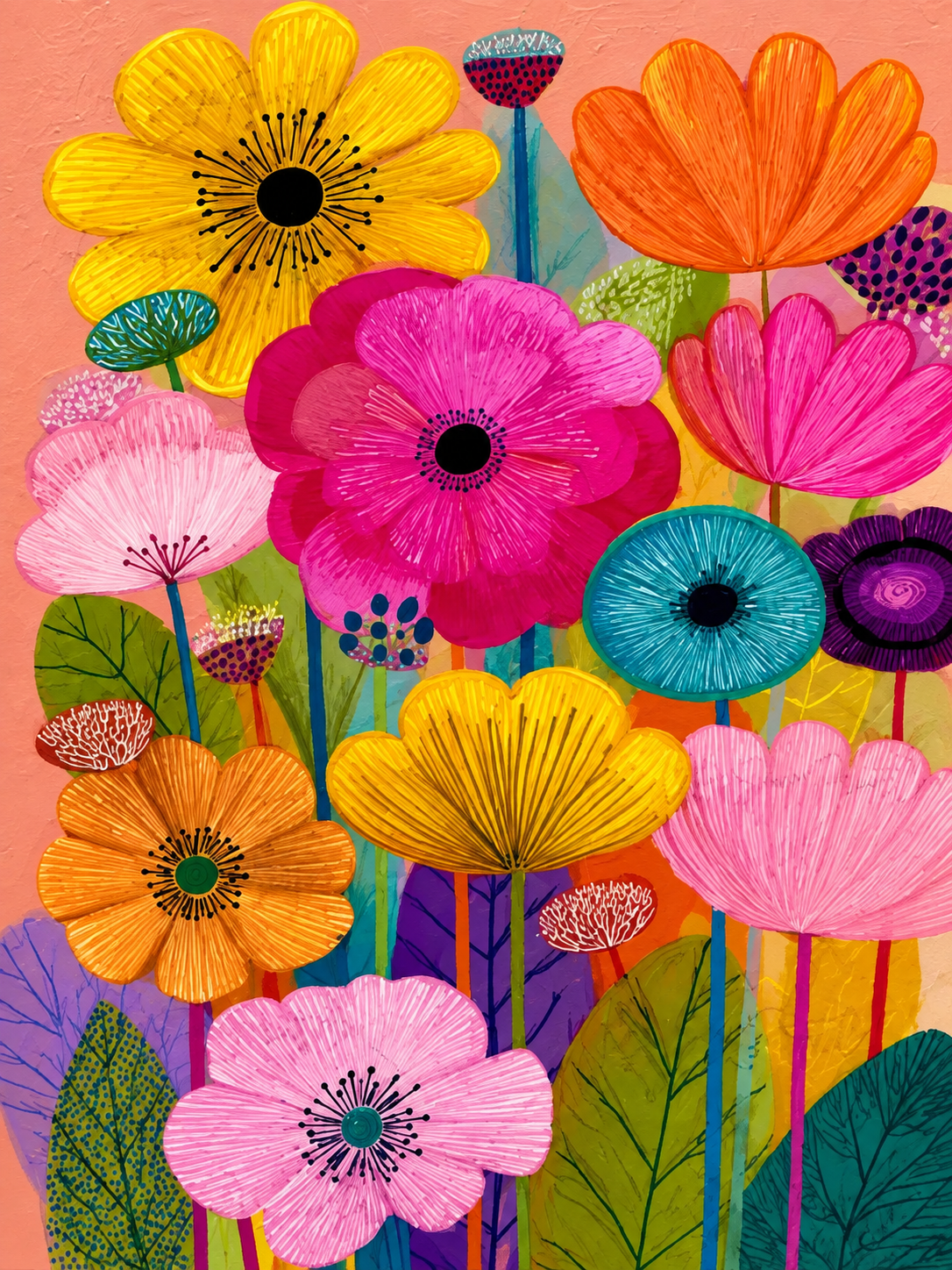 Flores Rosadas 209