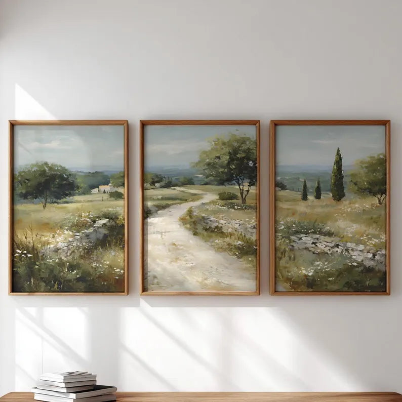 Set de 3 Camino Rural Toscana
