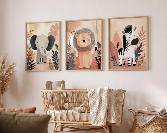 Set de 3 Safari Rosa Boho